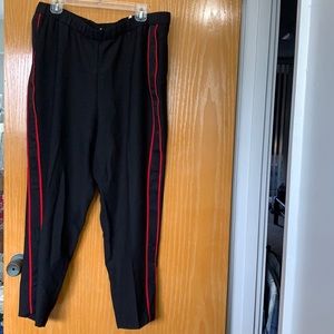 Banana Republic black/red pants